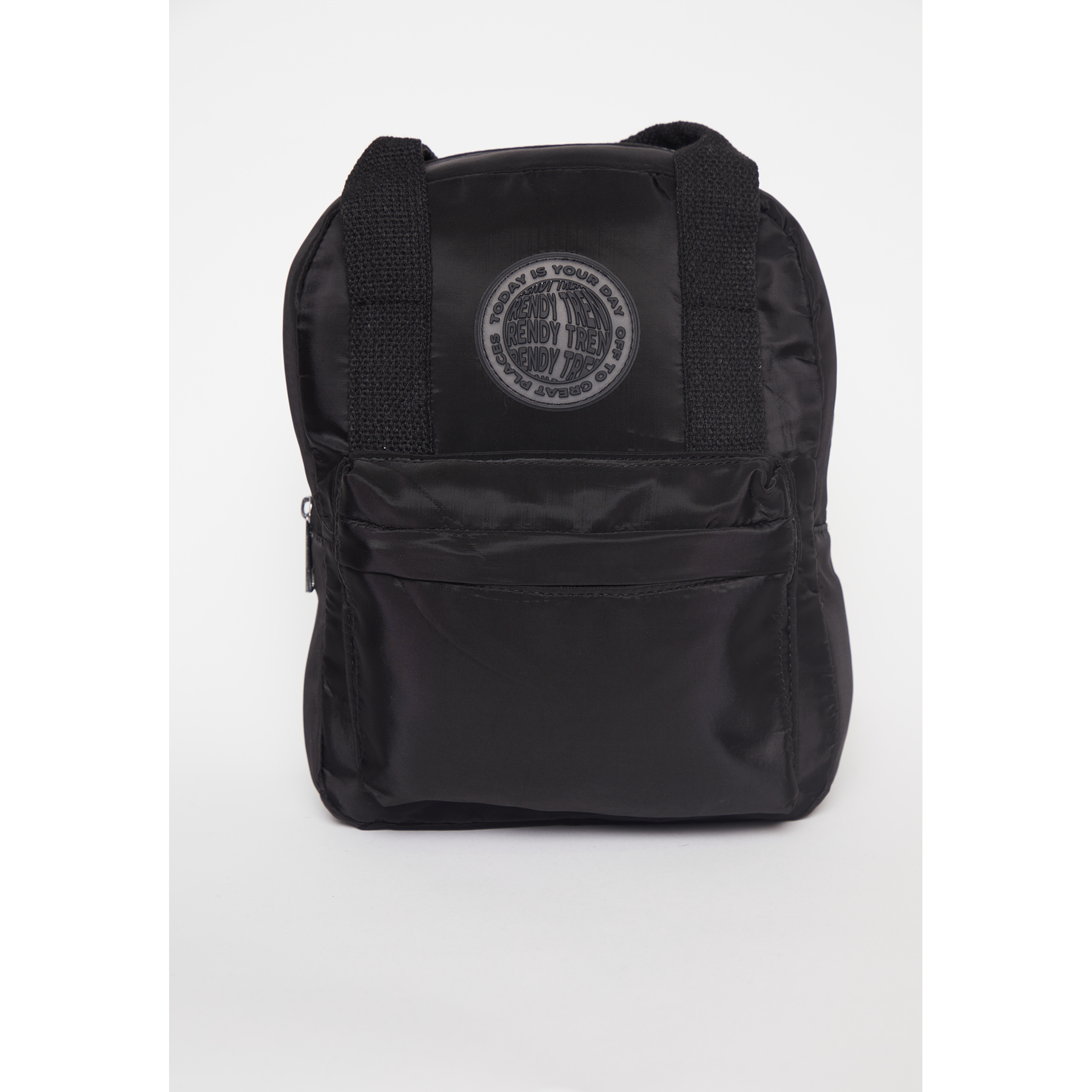 Cartera Mochila Tela Mujer Negro Familyshop 1