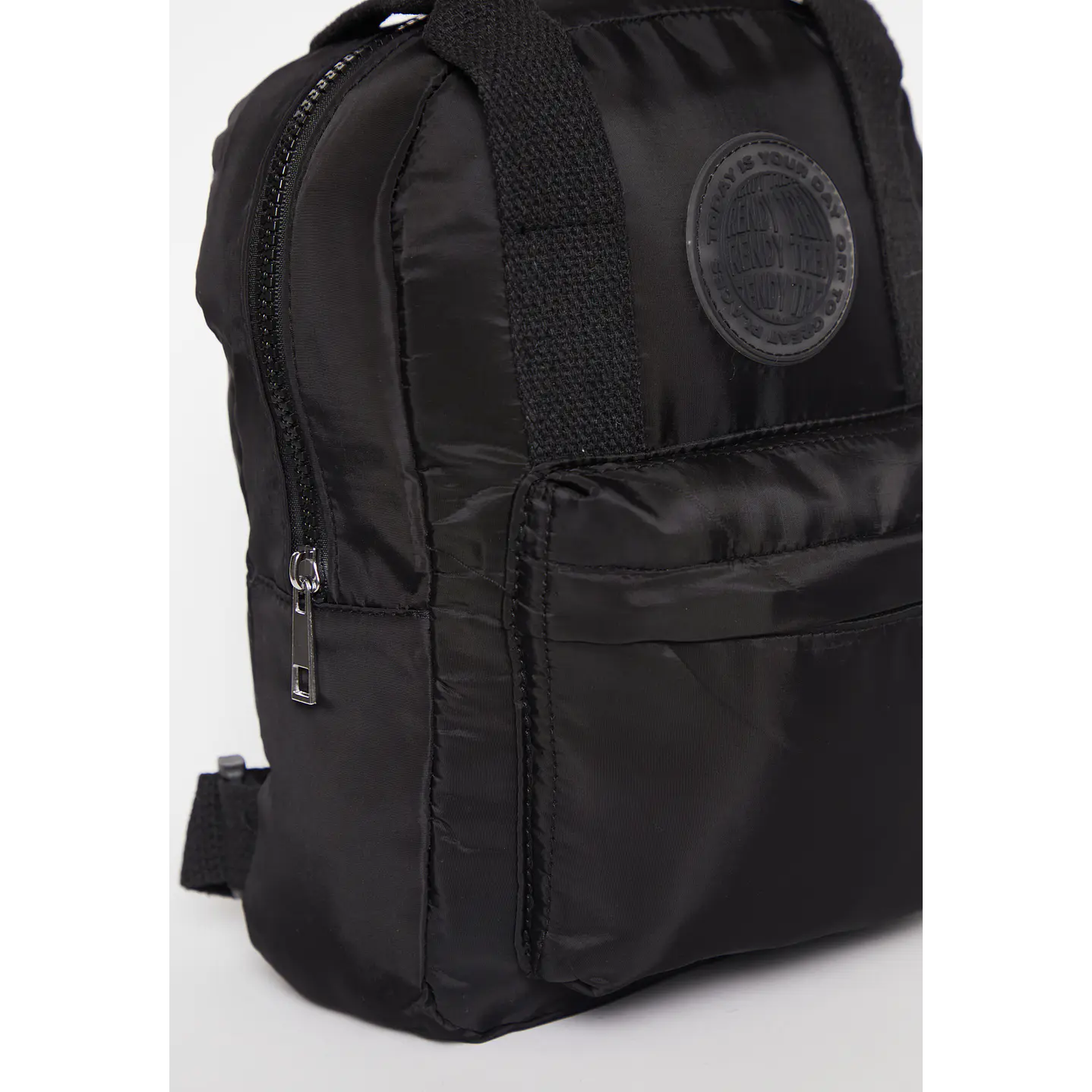 Cartera Mochila Tela Mujer Negro Familyshop 2