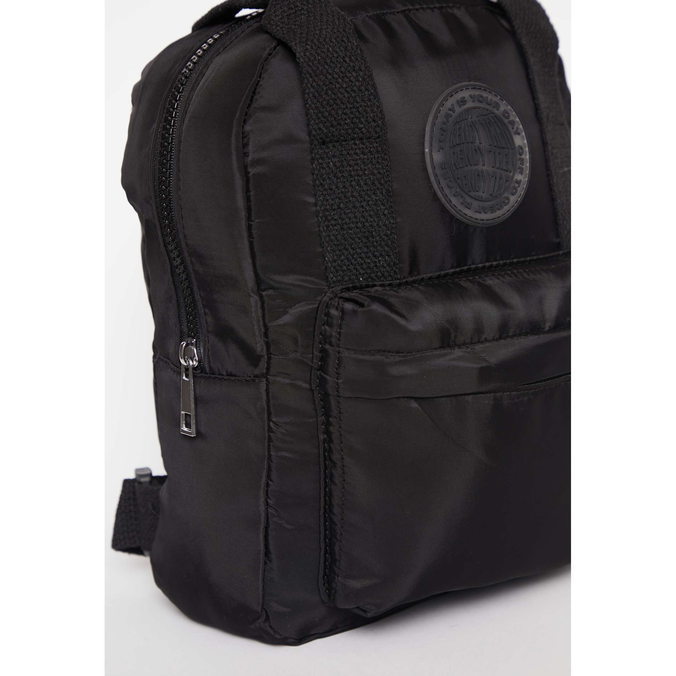 Cartera Mochila Tela Mujer Negro Familyshop 2