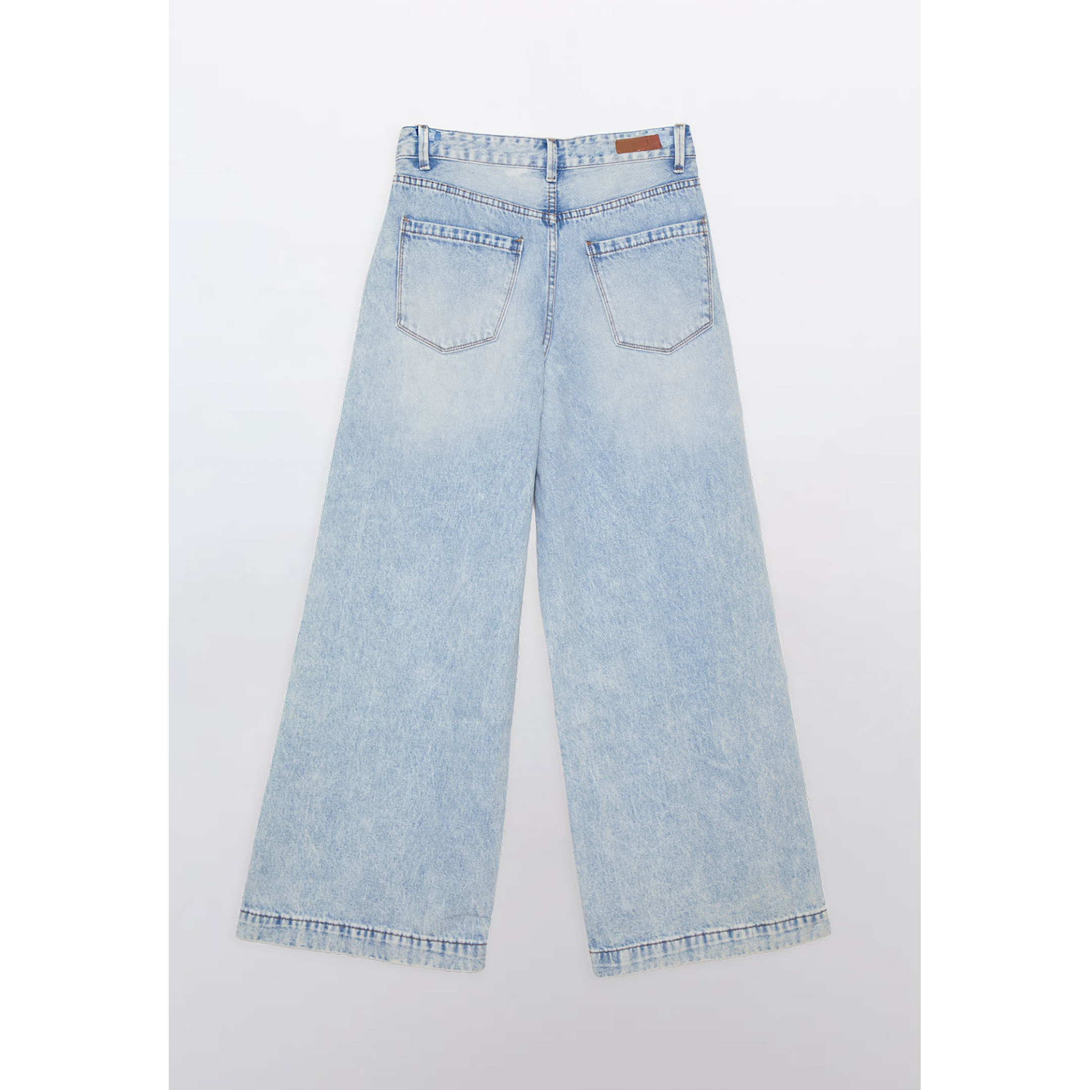 Jeans Mujer Wide Leg Celeste Familyshop 2