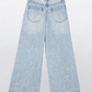Jeans Mujer Wide Leg Celeste Familyshop - Miniatura 2