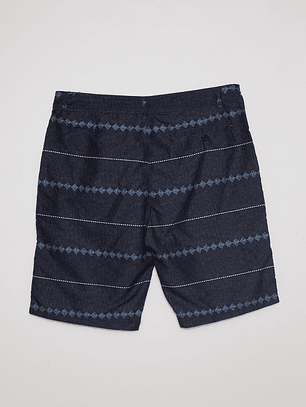 Traje De Baño Hombre Lineas Azul Familyshop