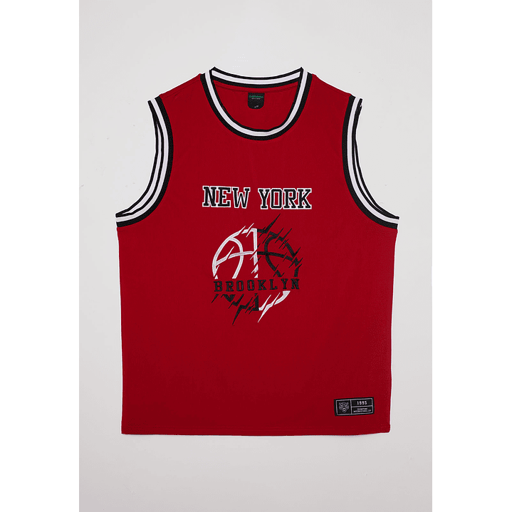 Polera Hombre Sin Mangas Rojo Familyshop 1