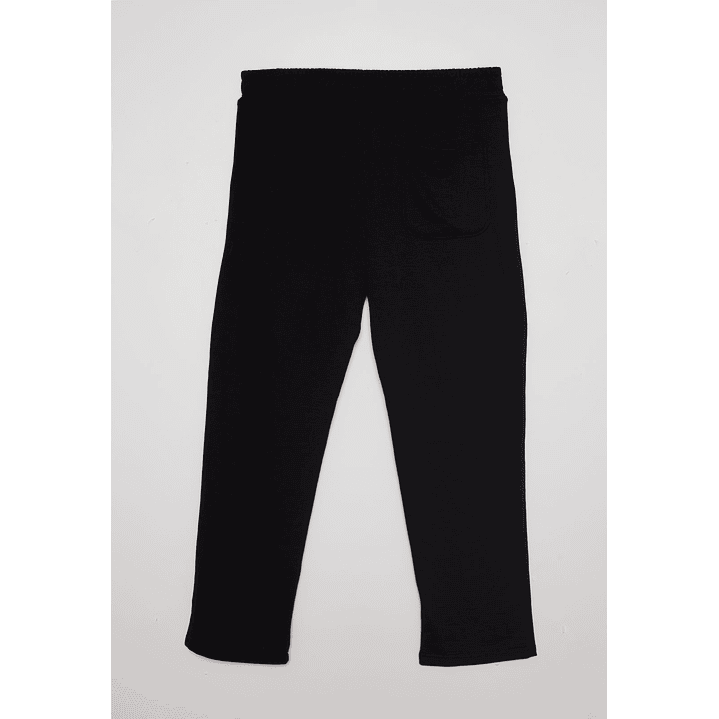 Pantalón Buzo Hombre Basic Regular Negro Familyshop 2