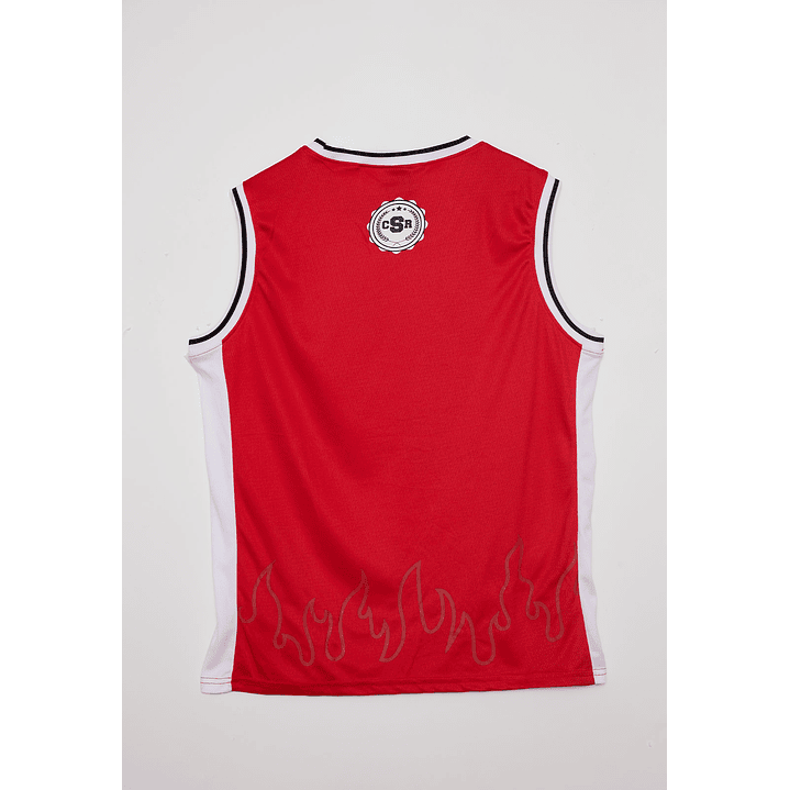 Polera Hombre Basquet Rojo Familyshop 2