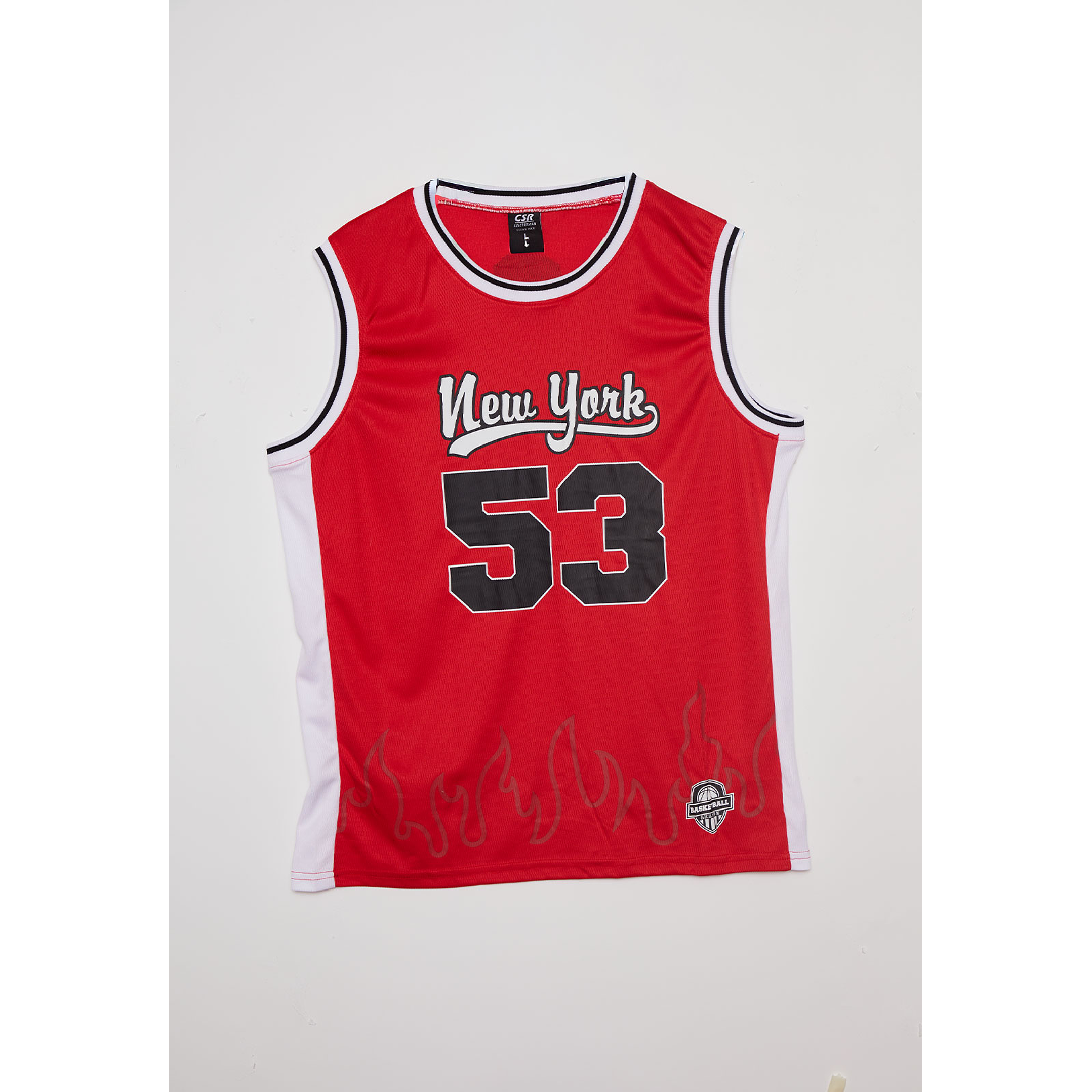 Polera Hombre Basquet Rojo Familyshop 1