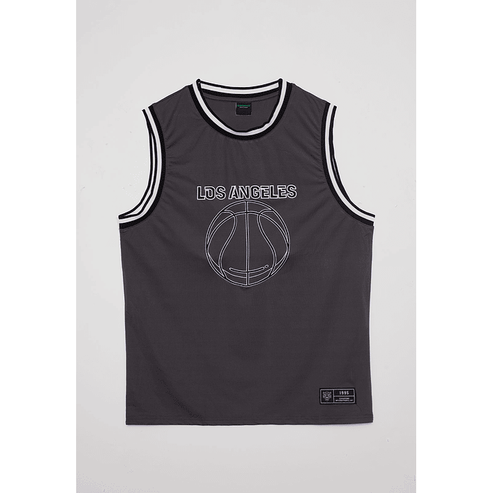 Polera Hombre Sin Mangas Gris Familyshop 1