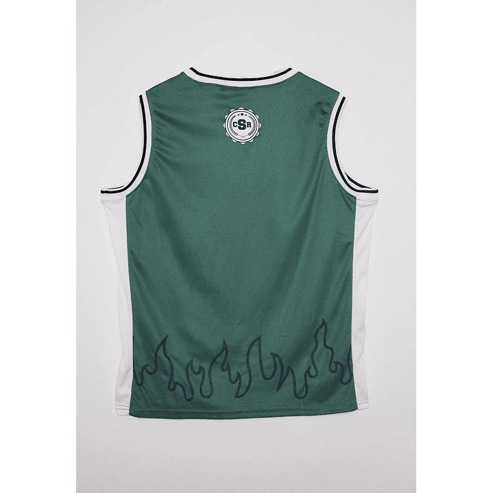 Polera Hombre Basquet Verde Familyshop 2