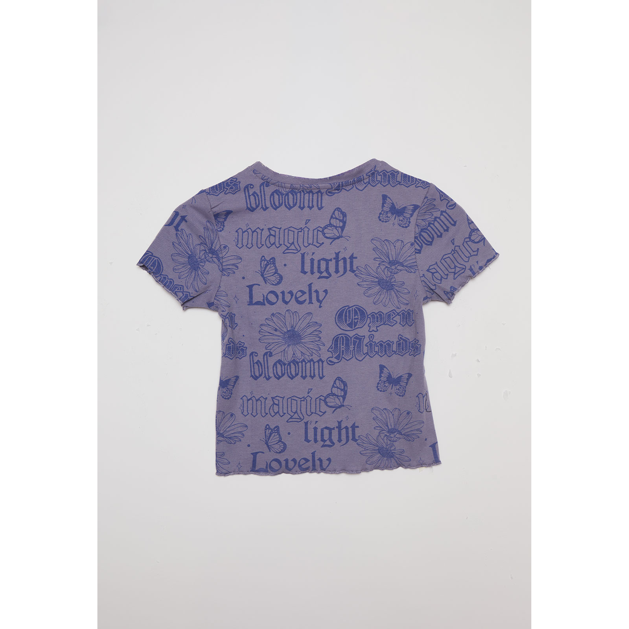 Polera Mujer Full Print Celeste Familyshop 2