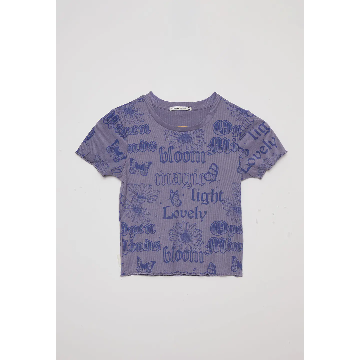 Polera Mujer Full Print Celeste Familyshop 1