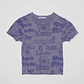 Polera Mujer Full Print Celeste Familyshop - Miniatura 1