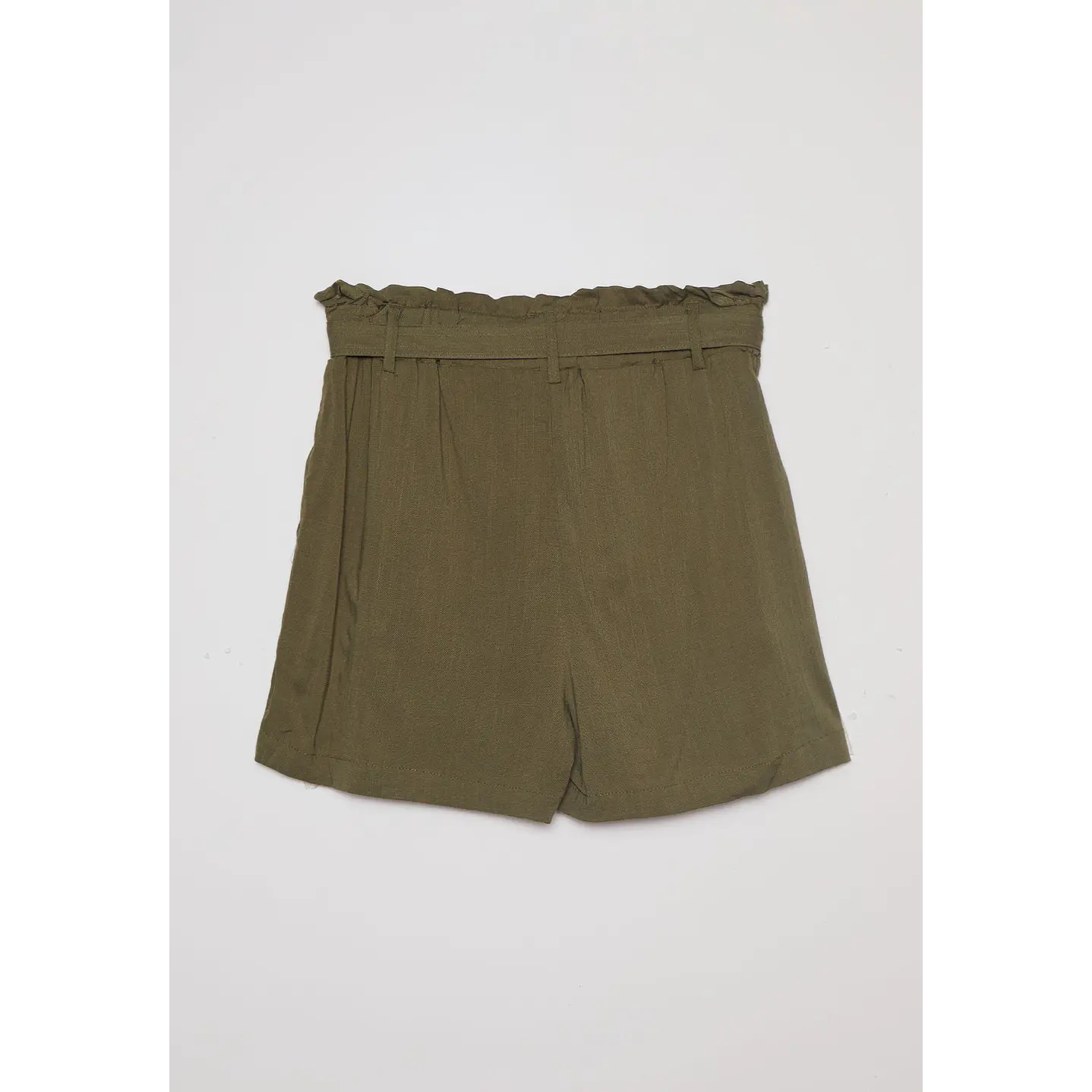 Short Mujer Lino Liso Set Verde Familyshop 2