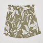 Short Mujer Lino Liso Verde Familyshop - Miniatura 2
