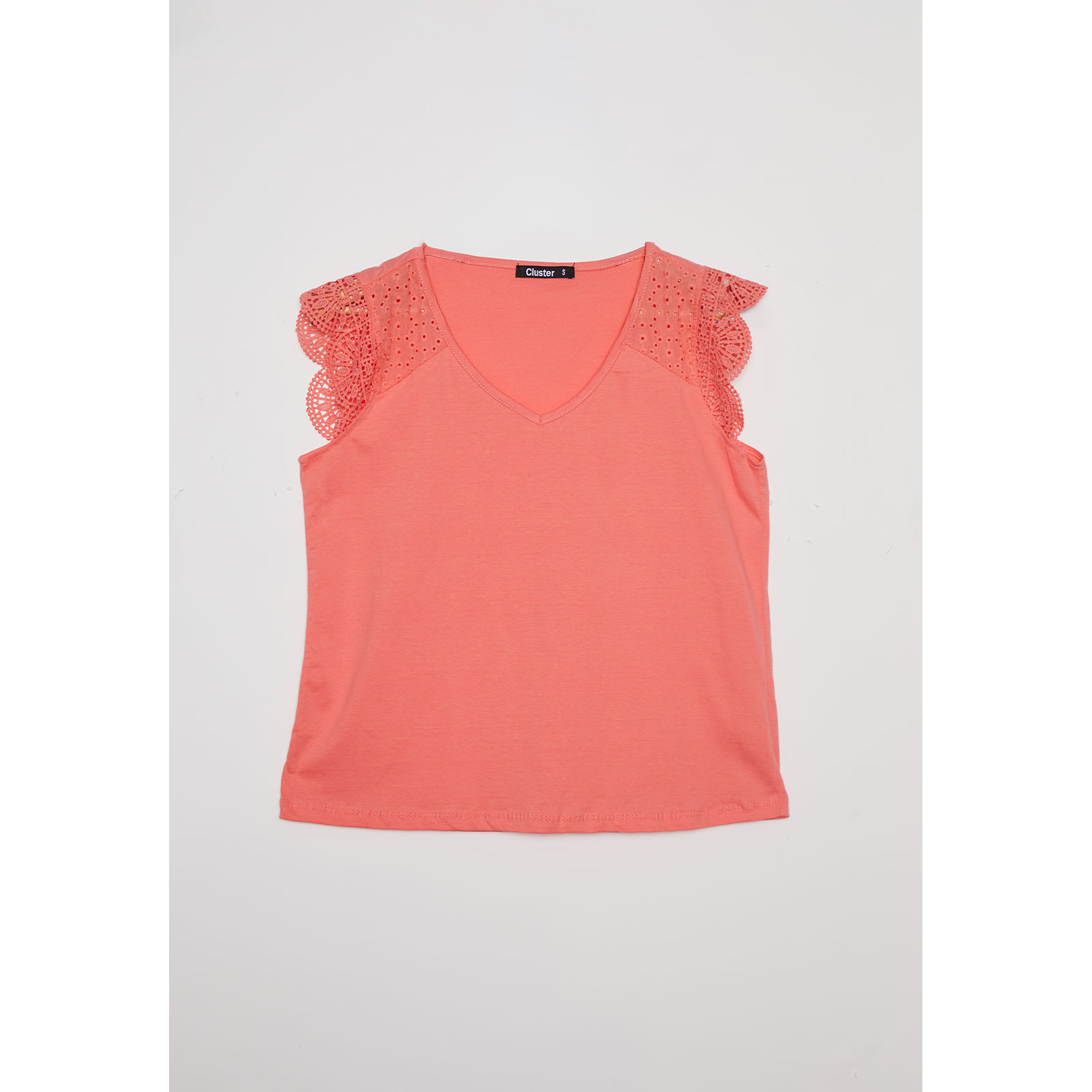 Polera Mujer Manga Corta Coral Familyshop 1