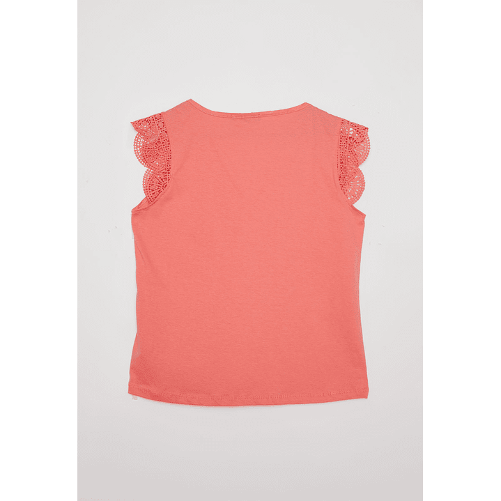 Polera Mujer Manga Corta Coral Familyshop 2