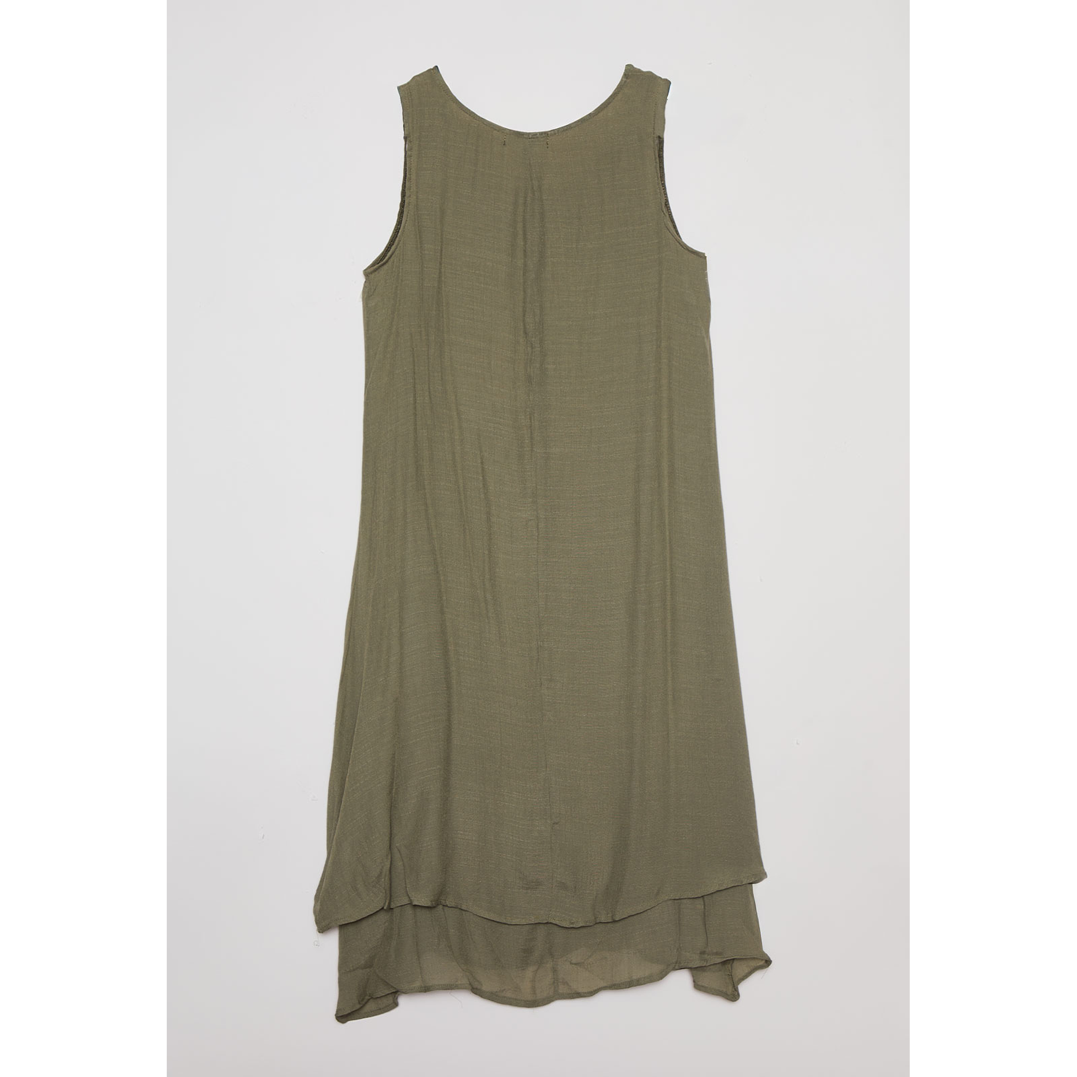 Vestido Mujer Sin Mangas Verde Familyshop 2