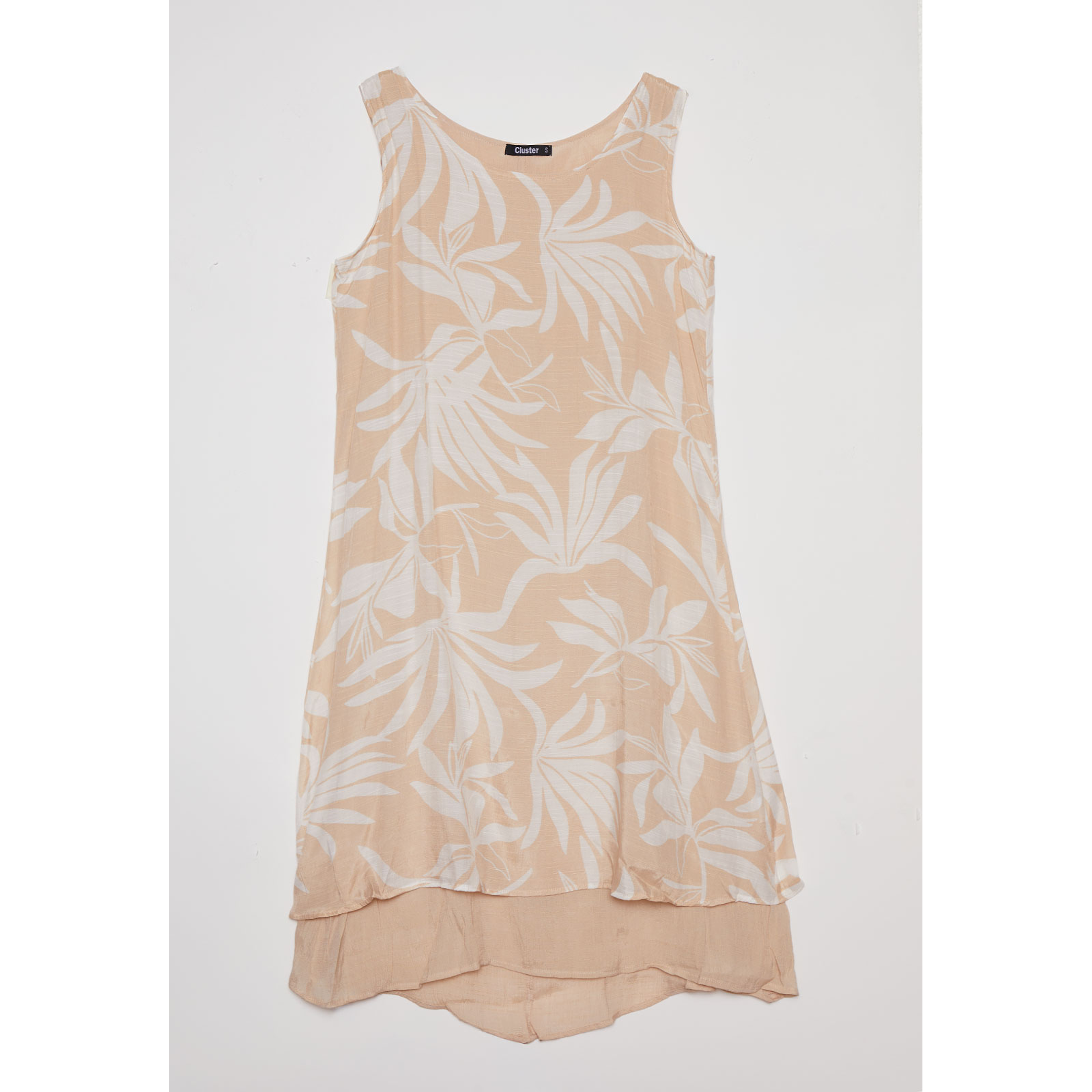 Vestido Mujer Tunica Beige Familyshop 1