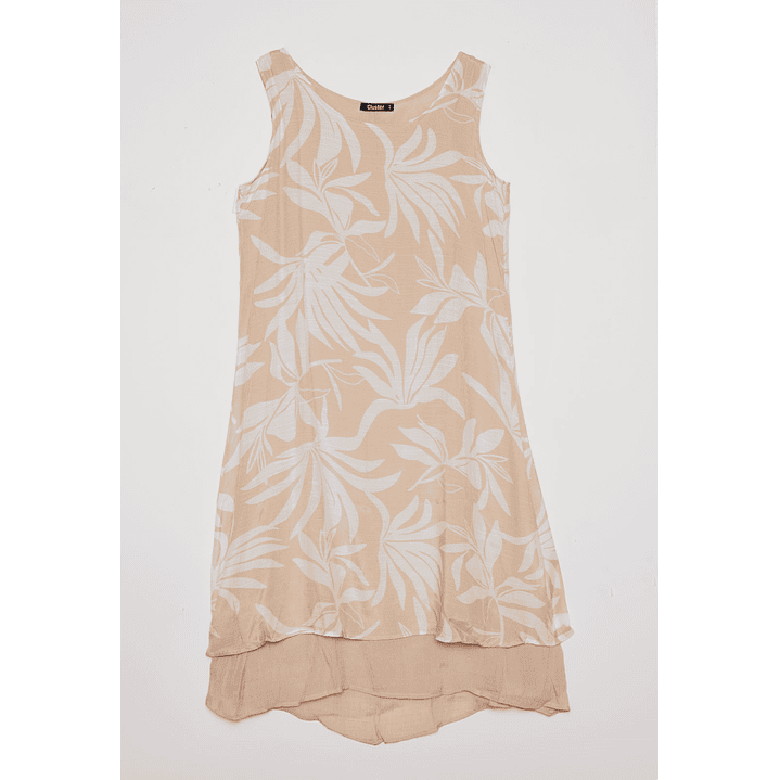 Vestido Mujer Tunica Beige Familyshop 1