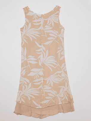 Vestido Mujer Tunica Beige Familyshop