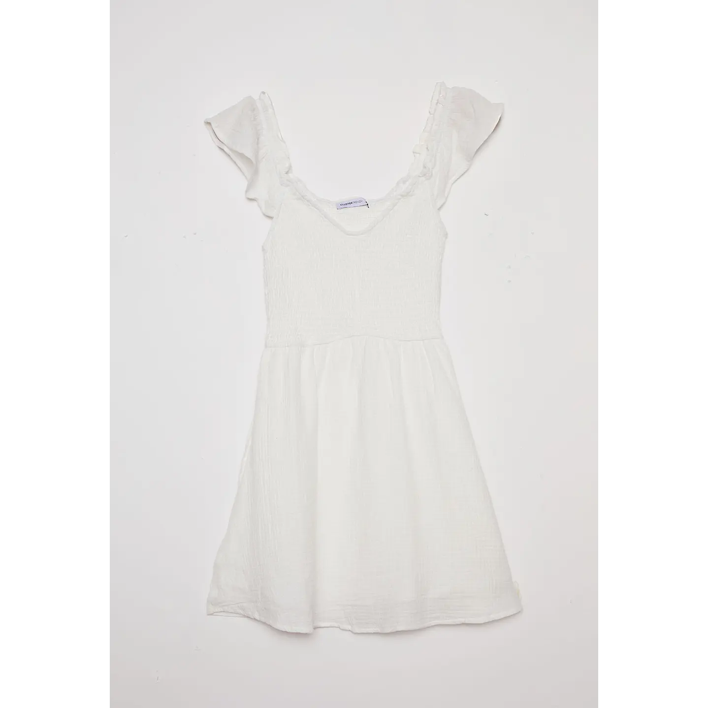 Vestido Mujer Corto Blanco Familyshop 1