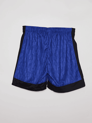 Bermuda Lolo Pretina Elástica Azul Familyshop