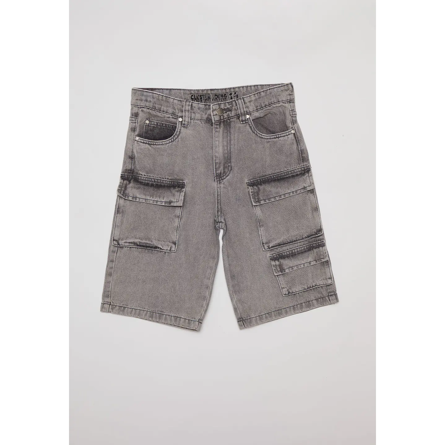 Bermuda Lolo Cargo Gris Familyshop 1