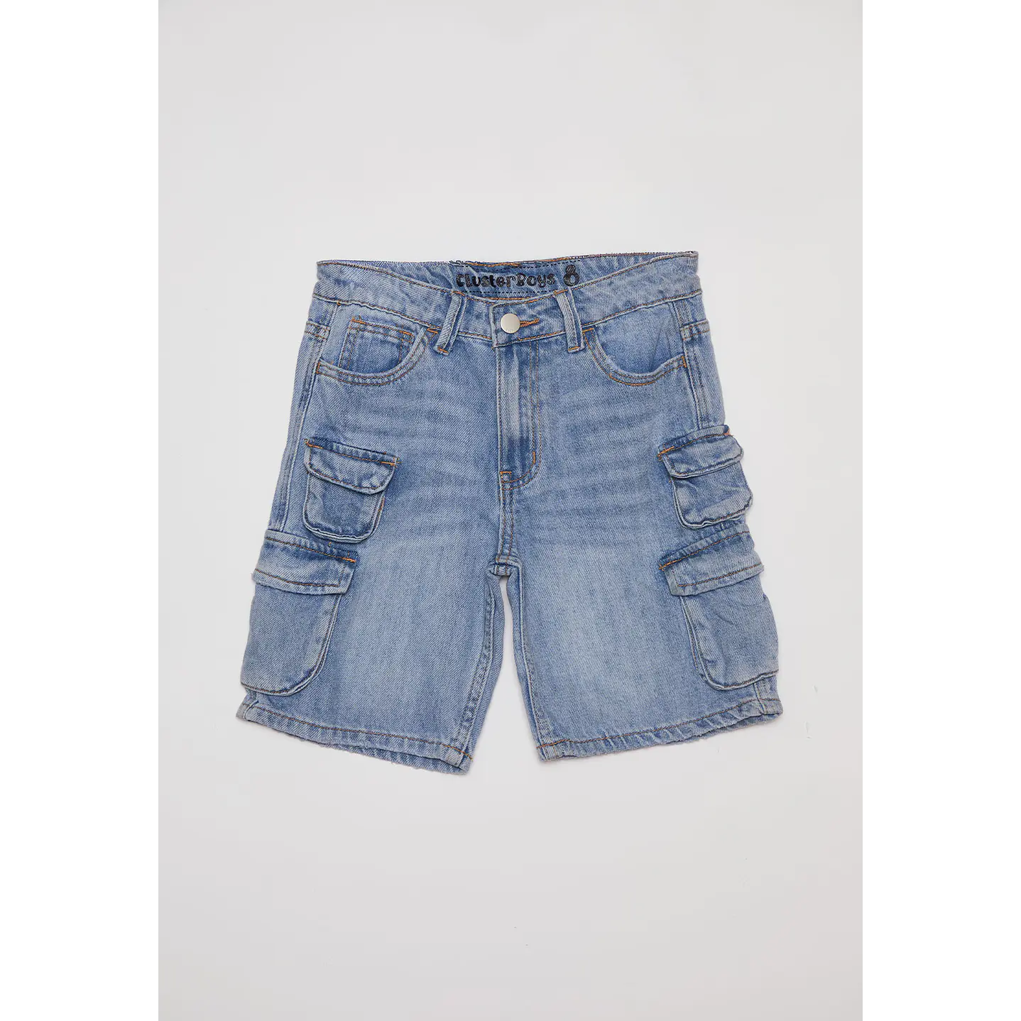 Bermuda Niño Cargo Azul Familyshop 1