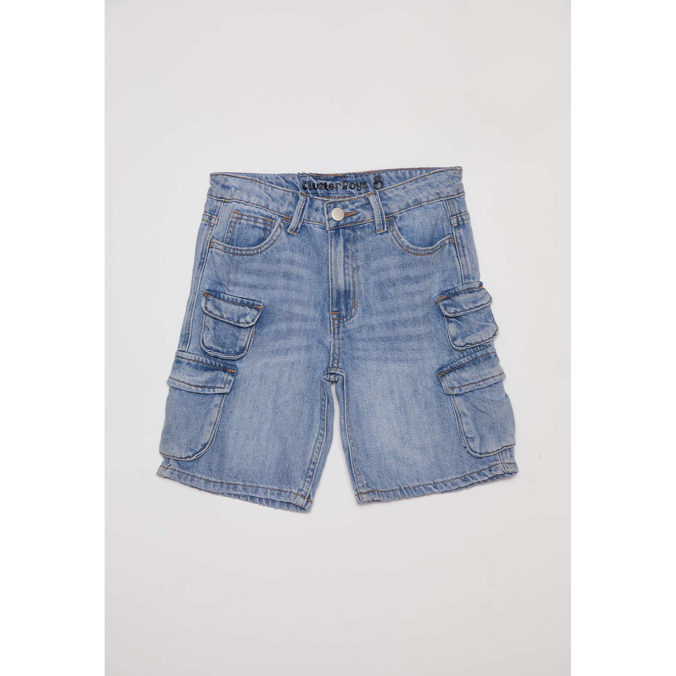Bermuda Niño Cargo Azul Familyshop 1