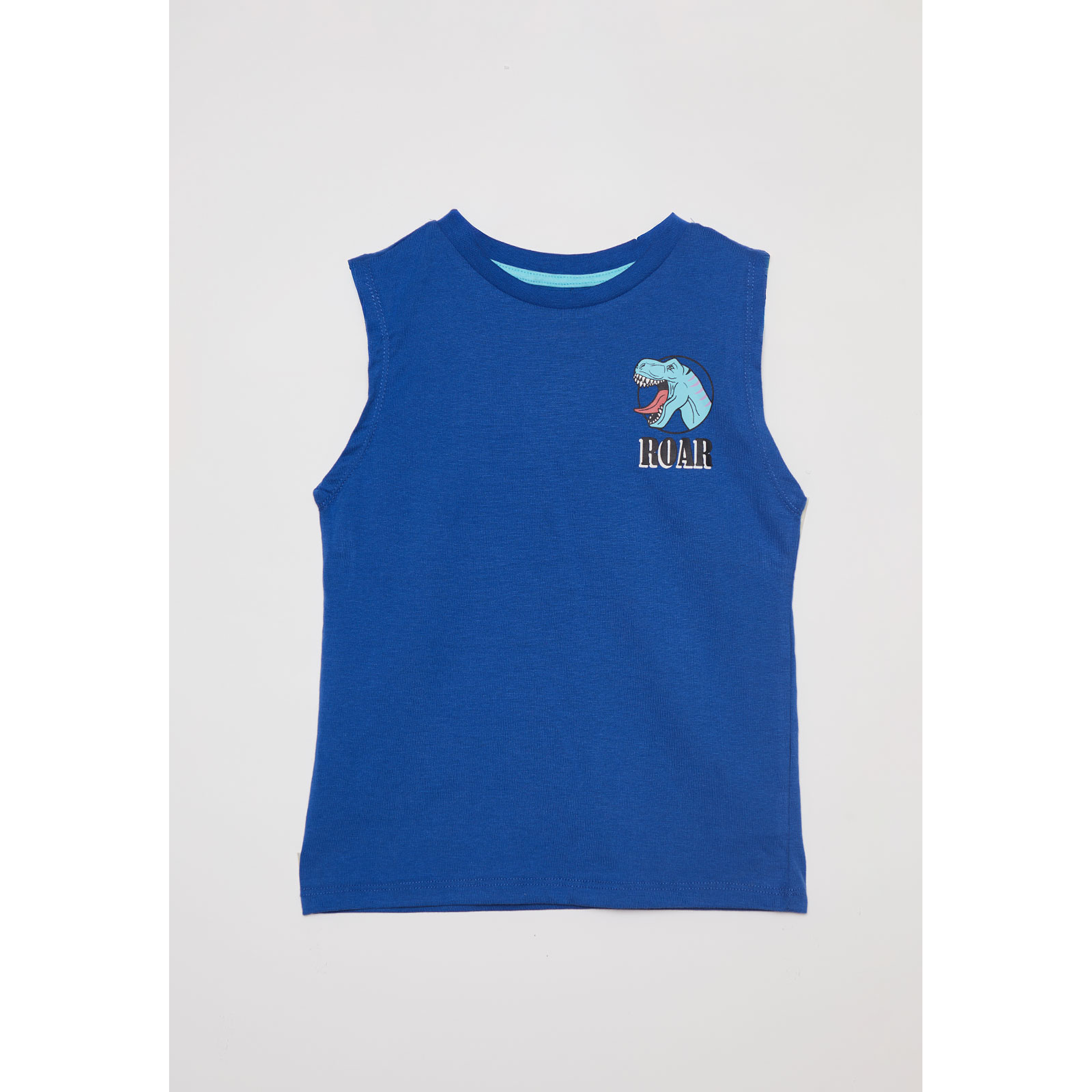 Polera Niño Sin Mangas Azul Familyshop 1