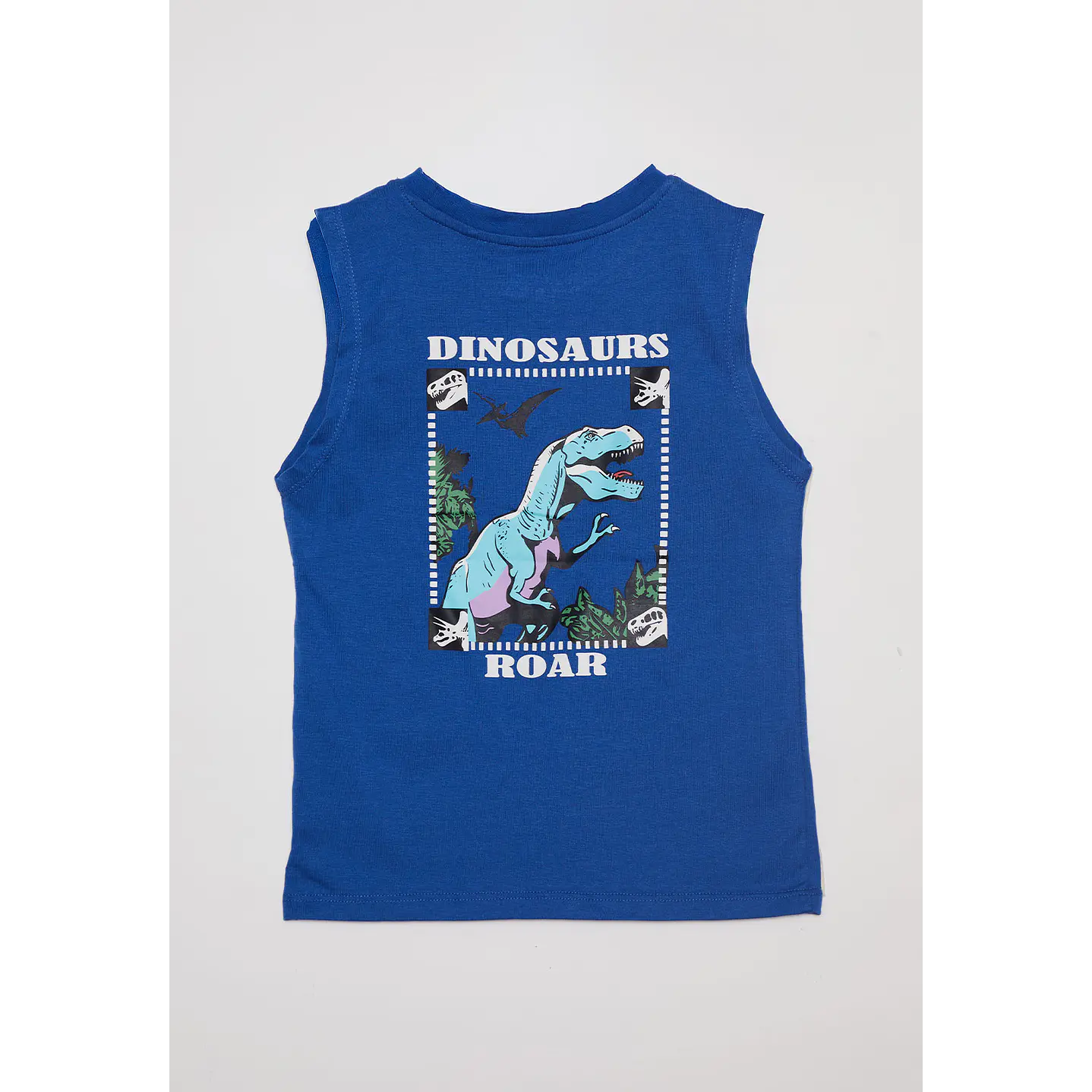 Polera Niño Sin Mangas Azul Familyshop 2