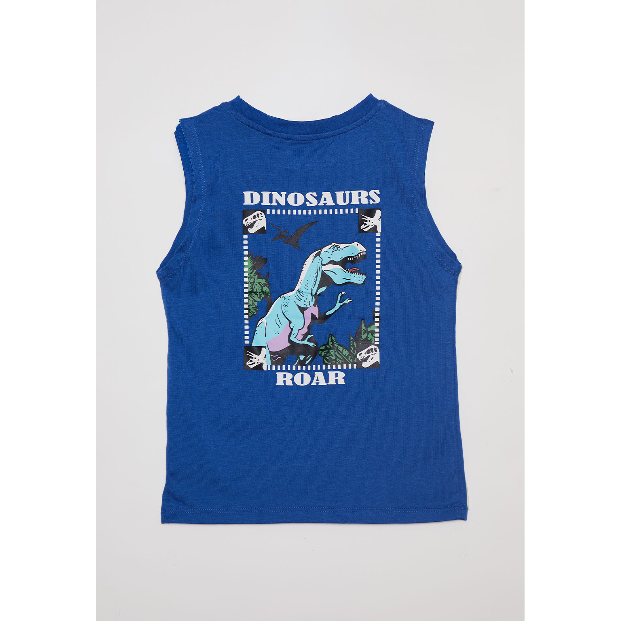 Polera Niño Sin Mangas Azul Familyshop 2