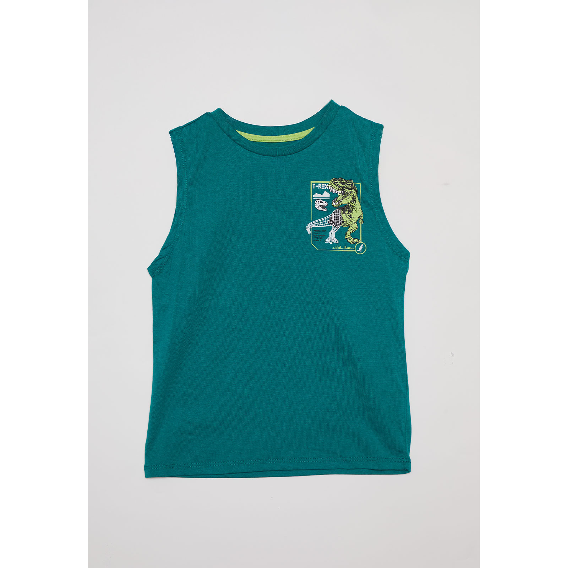 Polera Niño Sin Mangas Verde Familyshop 1