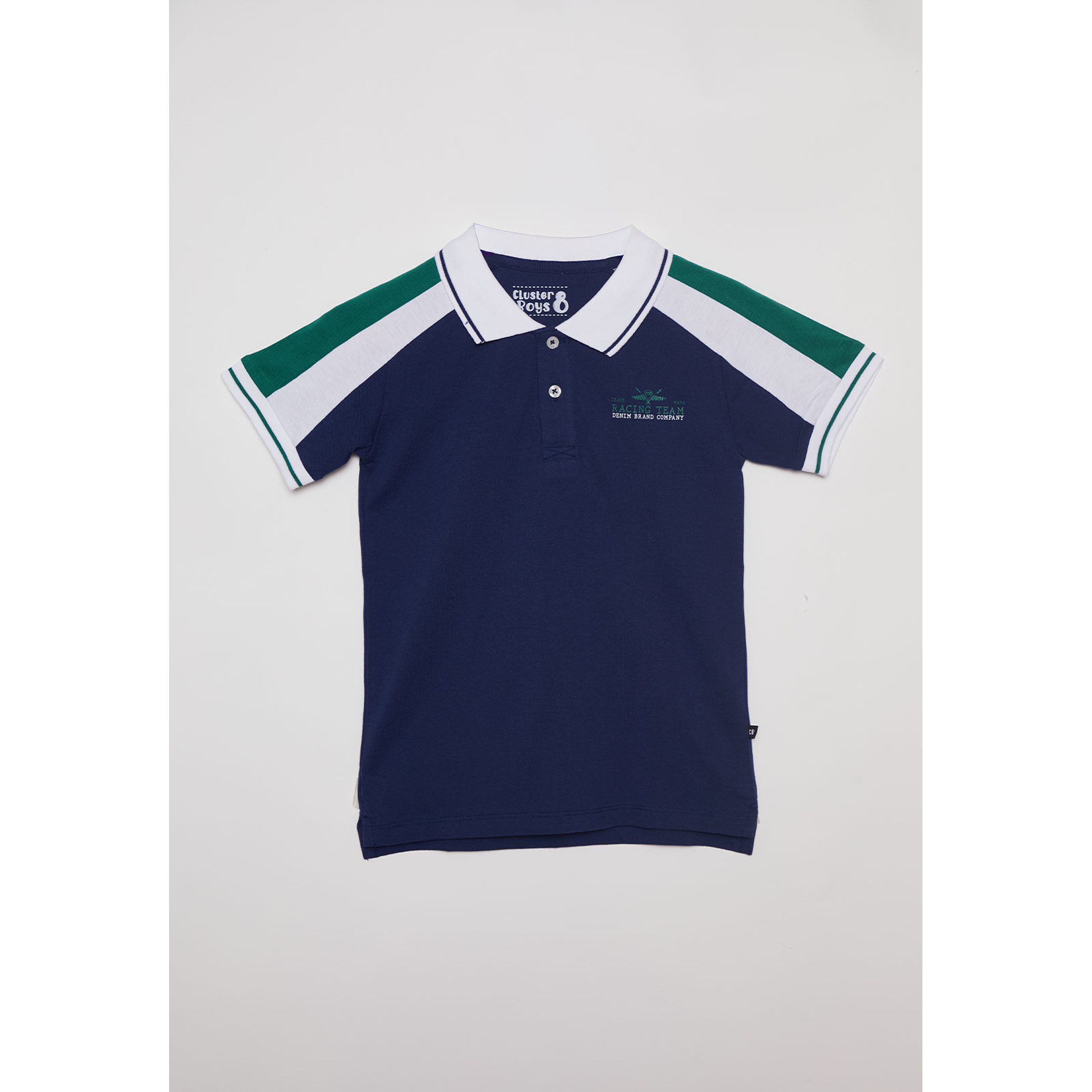 Polera Niño Bloques Azul Familyshop 1