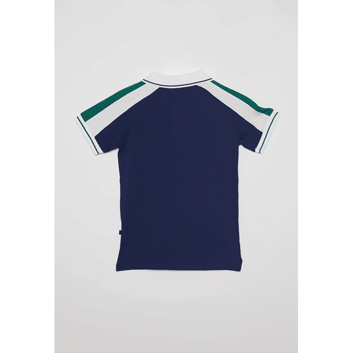 Polera Niño Bloques Azul Familyshop 2