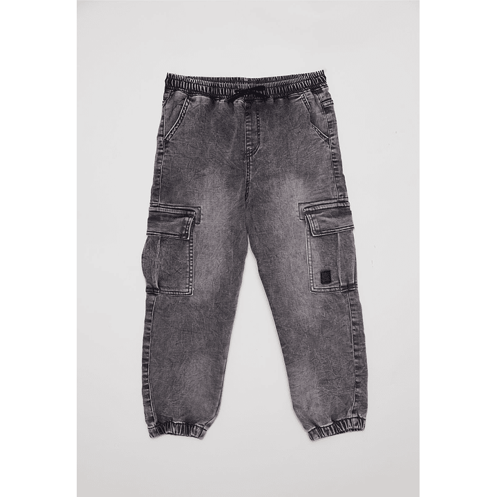 Jeans Niño Cargo Gris Familyshop 1