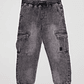 Jeans Niño Cargo Gris Familyshop - Miniatura 1