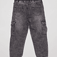 Jeans Niño Cargo Gris Familyshop - Miniatura 2
