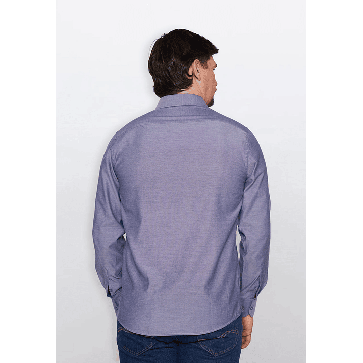 Camisa Hombre Oxford Gris Familyshop 3