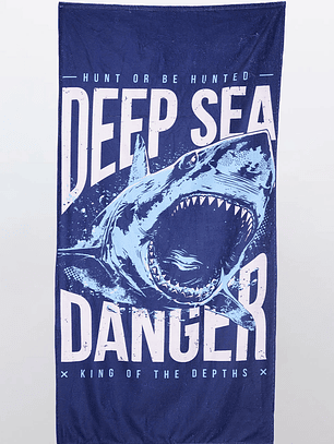 Toalla Deep 70x140 cm Azul Familyshop