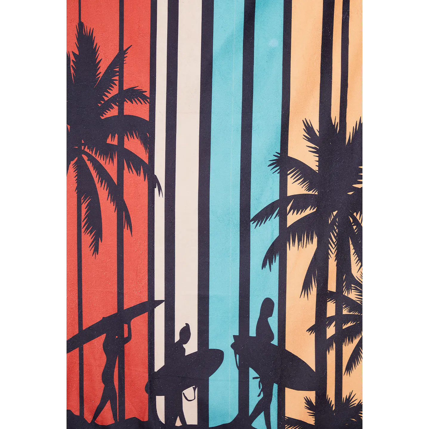 Toalla California 70x140 cm Negro Familyshop 2