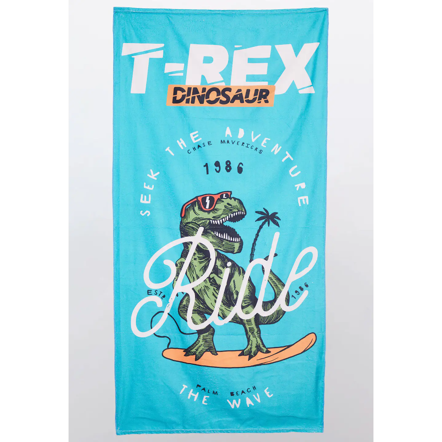 Toalla T-Rex 70x140 cm Celeste Familyshop 1