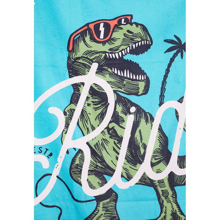 Toalla T-Rex 70x140 cm Celeste Familyshop 2