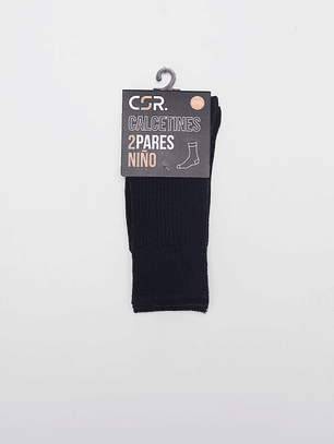 Calcetín Bipack Niño Azul Escolar Familyshop