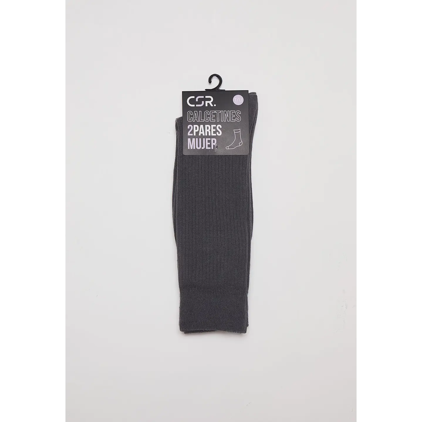 Calcetín Bipack Mujer Gris Escolar Familyshop 2