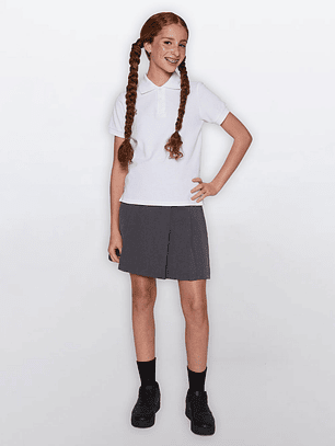 Falda Mujer Escolar Gris Familyshop