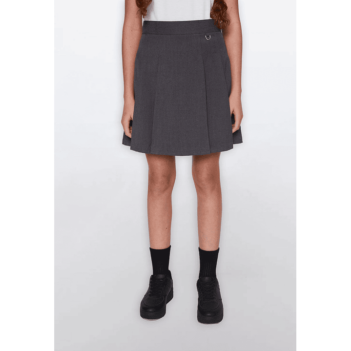 Falda Mujer Escolar Gris Familyshop 1