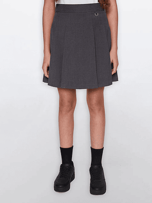 Falda Mujer Escolar Gris Familyshop