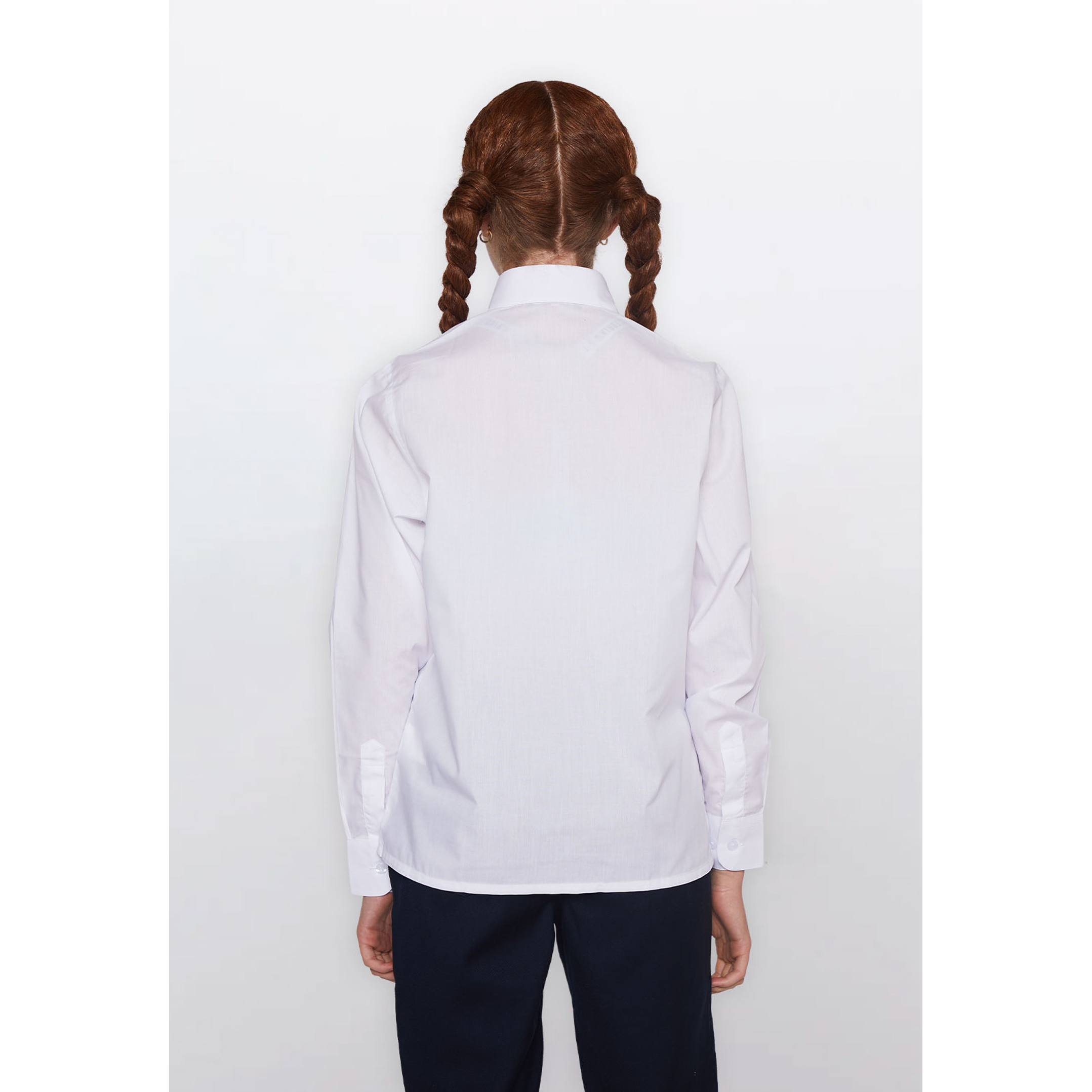 Blusa Blanco Niña Escolar Familyshop 3