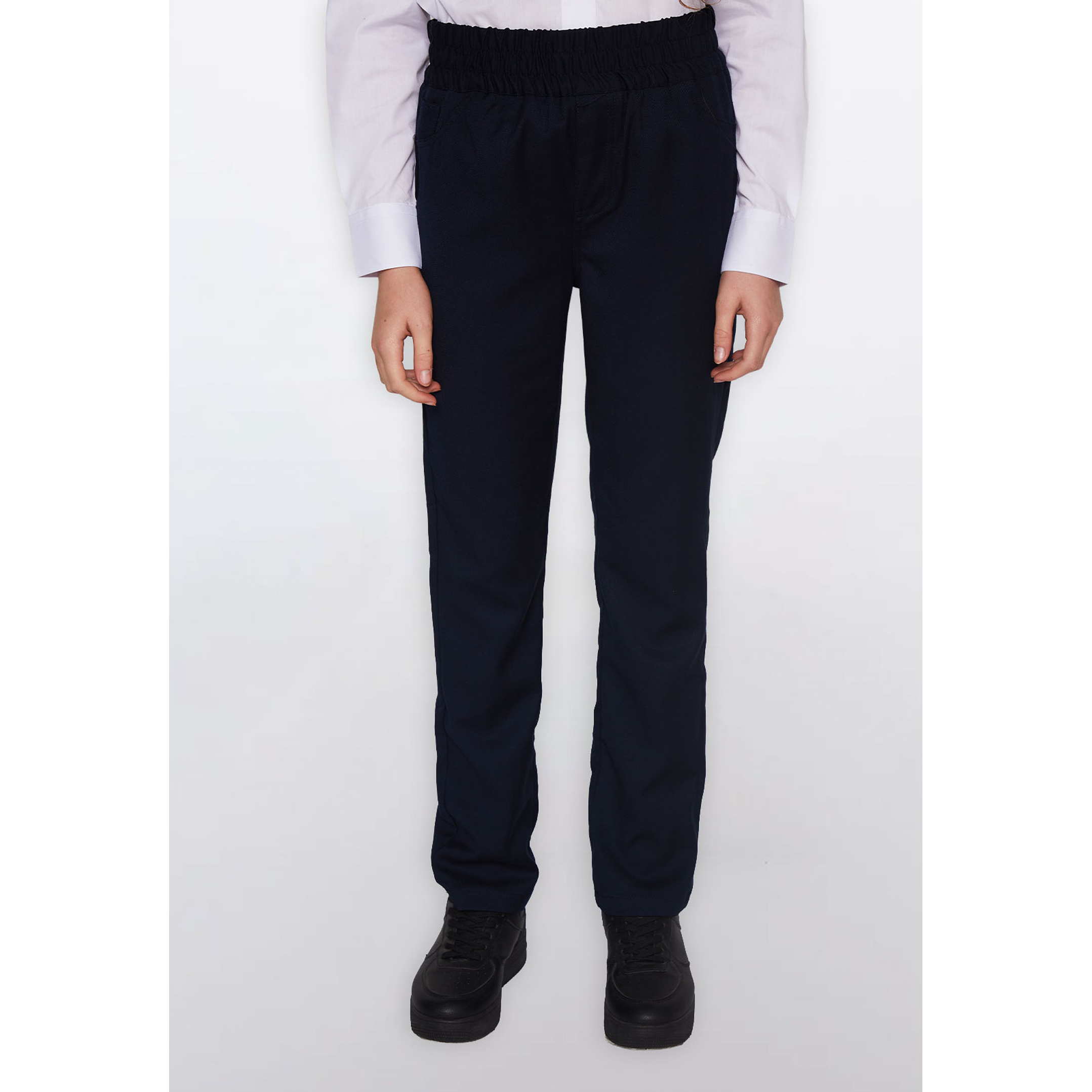 Pantalón Niña Básico Escolar Azul Familyshop 1