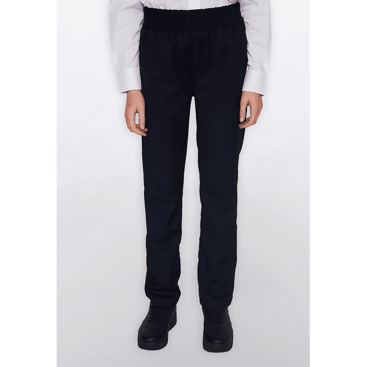 Pantalón Niña Básico Escolar Azul Familyshop 1